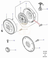 Clutch cover ( Pos. 6)