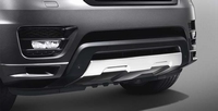 Stainless steel bottom guard front side
