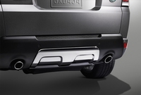 Stainless steel bottom guard rear side