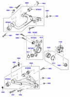 Control arm right rear upper. (Pos 5808)