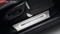 Door sill trims with lights-Personalated - Front set