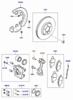 Brake disc rear (Pos2C026)