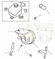 Brake mastyer cilinder (Pos. 1)