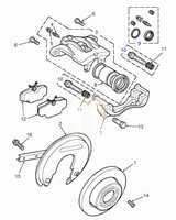 Bremsscheibe Hinten (Pos.1)