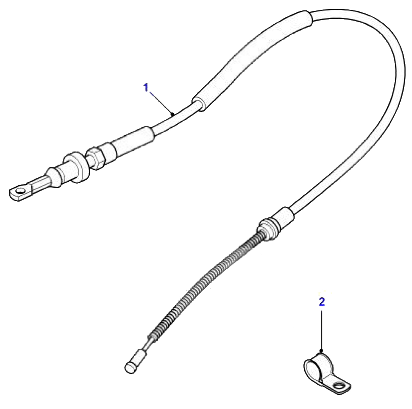 Handbrake cable