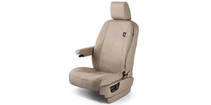 Waterproof rear bench Covers -Almond