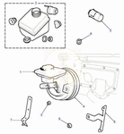 Filter brakemaster cylinder reservoir (pos. 5)